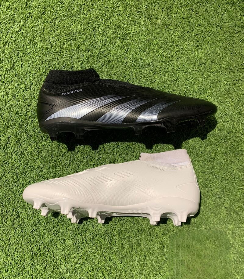 black and white adidas predator